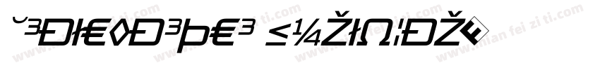 TradeMarker BoldItal字体转换